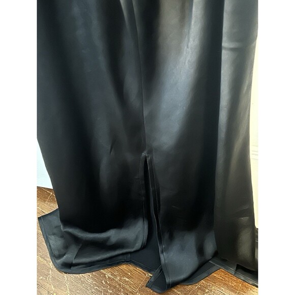 HELLO MOLLY Satin Bow Maxi Dress ‘All the Likes’ Black Size M Wedding Rhinestone - Picture 11 of 14